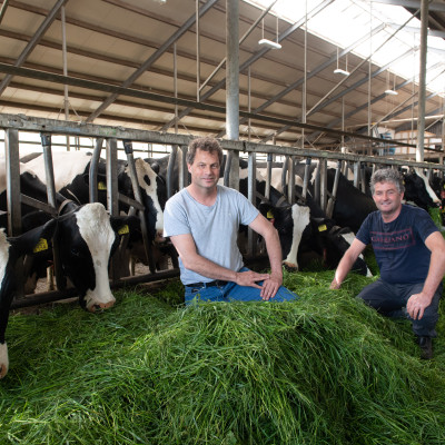 Maurice en Frank Konijn, Melkveebedrijf Konijn