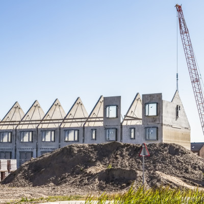 woningen in aanbouw