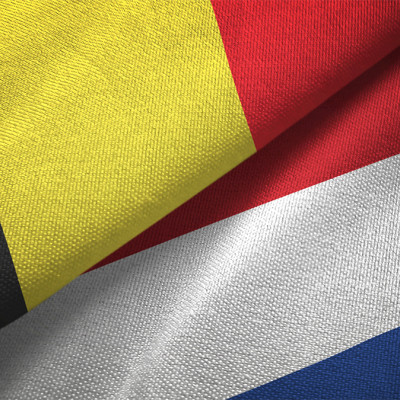 Flags Belgium & Netherlands