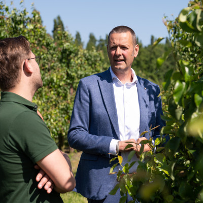 Een adviseur en ondernemer in gesprek